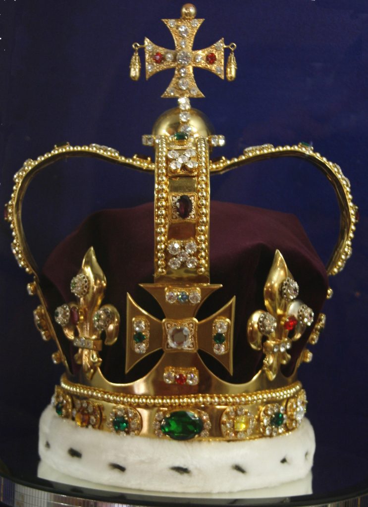 St. Edward Krone zur Krönung von König Charles III