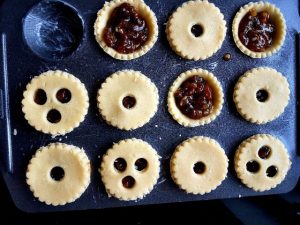 Mince Pies in der Backform