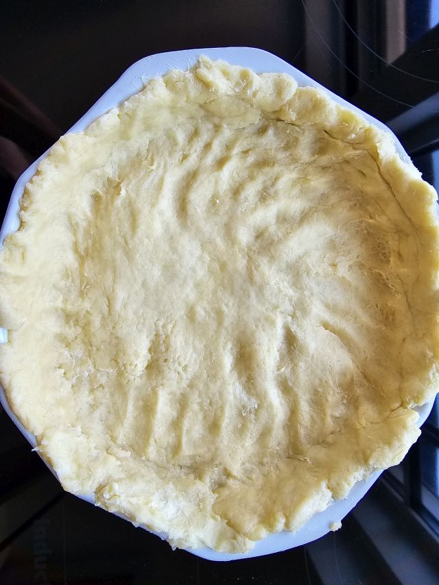 Teig in Pie Form