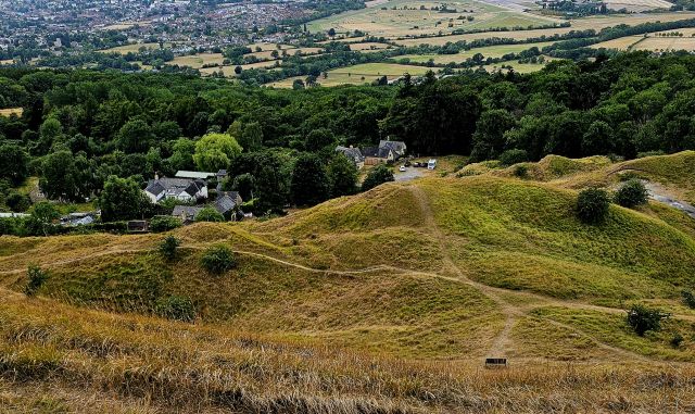 Blick über Cheltenham