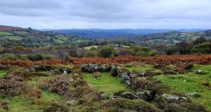Dartmoor Moorlandschaft Witch Walk