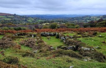 Dartmoor Moorlandschaft Witch Walk