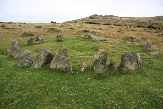 Steinkreis Belstone in Dartmoor 