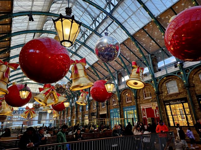 Covent Garden London im Advent - festliche Stimmung im Covent Garden