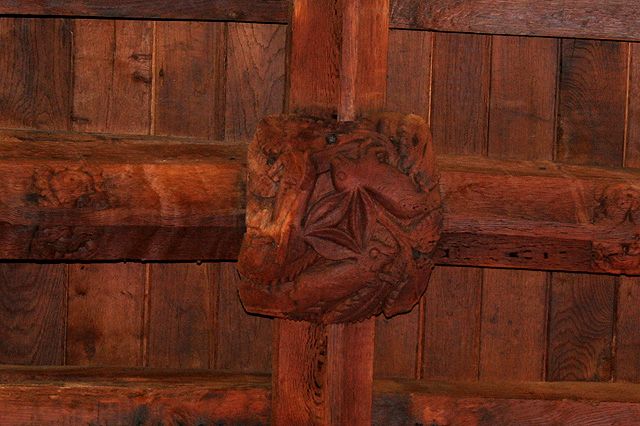 Drei-Hasen-Symbol in Tawton