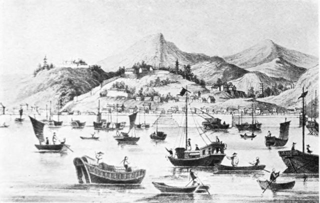 Shanghai Hafen Britisches Empire