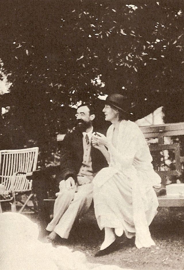 Lytton Strachey und Virginia Woolf Bloomsbury Group