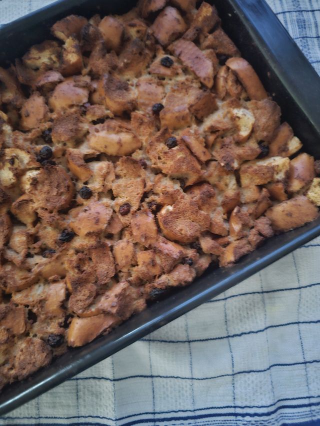 Gebackener Bread Pudding
