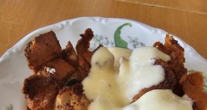 Bread Pudding Rezept mit Vanillesoße