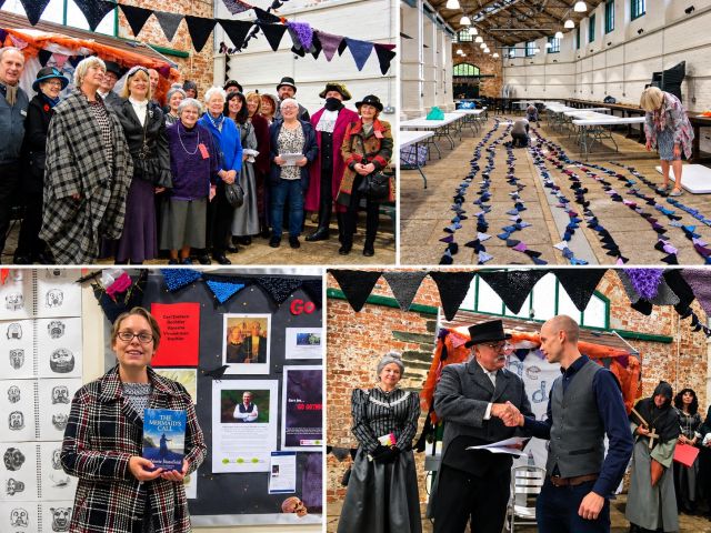 Butcher's Hall mit gothic buntings und Katherine Stansfield